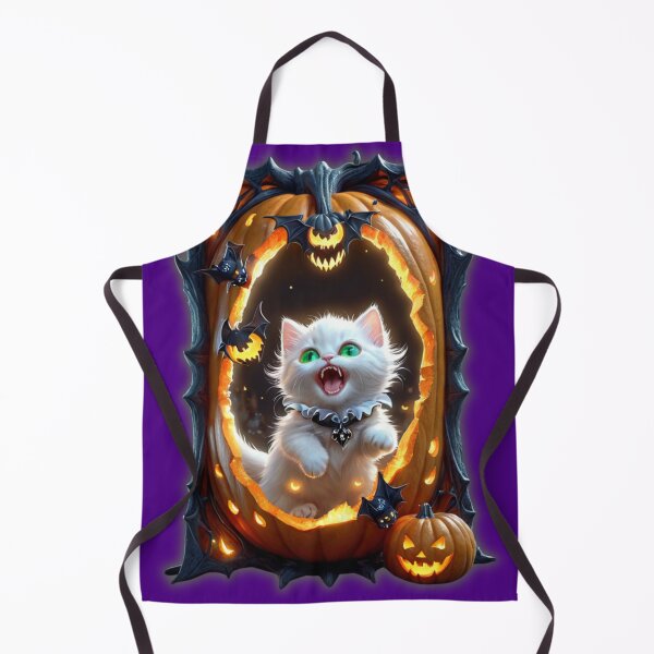 Item preview, ゴシックカボチャの吸血鬼の子猫 designed and sold by CamillaCreation.