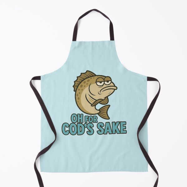 Item preview, Oh For Cod's Sake...Funny Sarcastic Fish Pun Design designed and sold by Bratak.