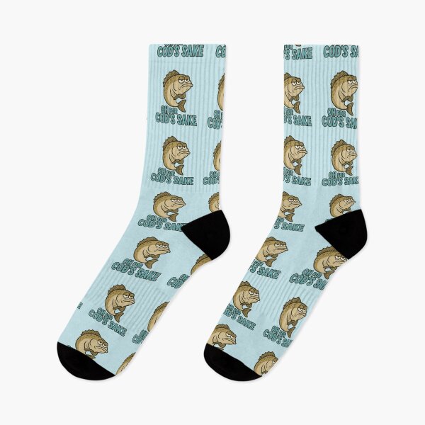 Item preview, Oh For Cod's Sake...Funny Sarcastic Fish Pun Design designed and sold by Bratak.