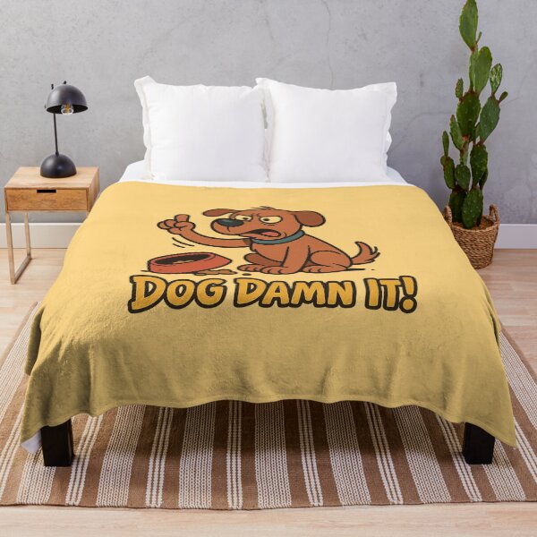 Item preview, Dog Damn It!...Funny Angry Dog Cartoon Design designed and sold by Bratak.