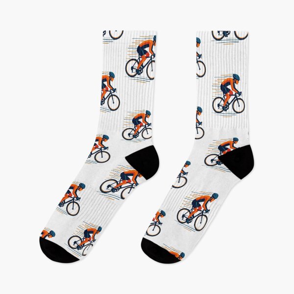 Item preview, Modern Race Cyclist in Motion – Dynamic Sports Illustration designed and sold by SpeckAndLook.