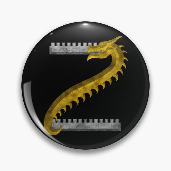 Item preview, Letter  Z  of the Dragonfont Initial Capital Monogram (Dragon and Castle) designed and sold by Swabcraft.