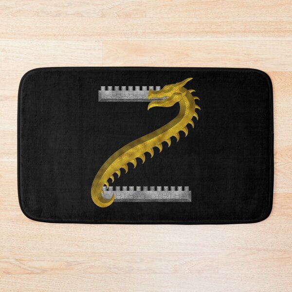Item preview, Letter  Z  of the Dragonfont Initial Capital Monogram (Dragon and Castle) designed and sold by Swabcraft.