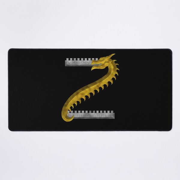 Item preview, Letter Z of the Dragonfont Initial Capital Monogram (Dragon and Castle) designed and sold by Swabcraft.