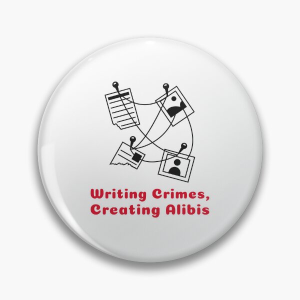Item preview, Writing Crimes, Creating Alibis - crime writer  designed and sold by TaurusC95.