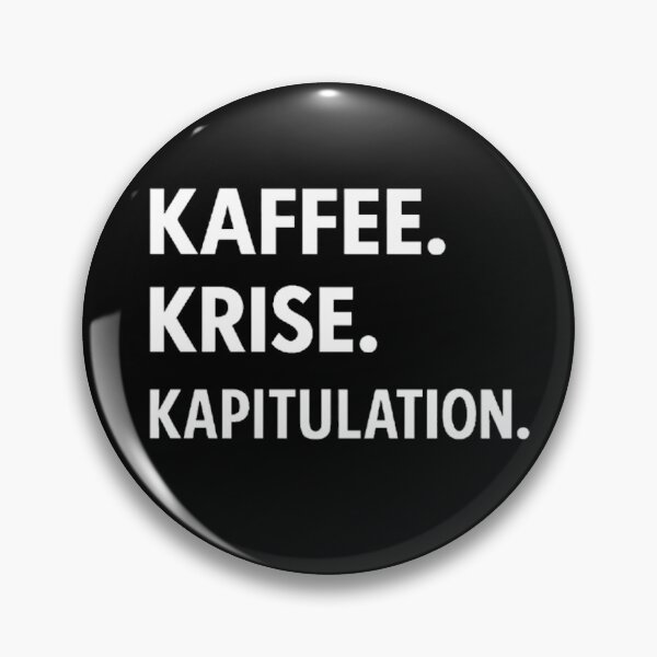 Artikelvorschau, Modernes Typografie-Design - Coffee. Crisis. Surrender – White Coffee & Chaos Design entworfen und verkauft von DebuggedDressed.