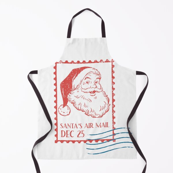 Item preview, Santa’s Air Mail – Vintage North Pole Christmas Postage Stamp Design designed and sold by BrightSeasonsCo.
