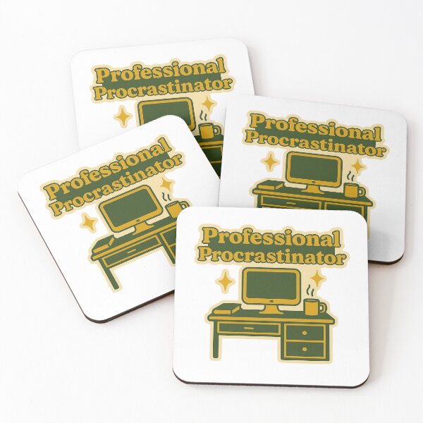 Item preview, Professional Procrastinator Work Humor Design designed and sold by myselftherapy.