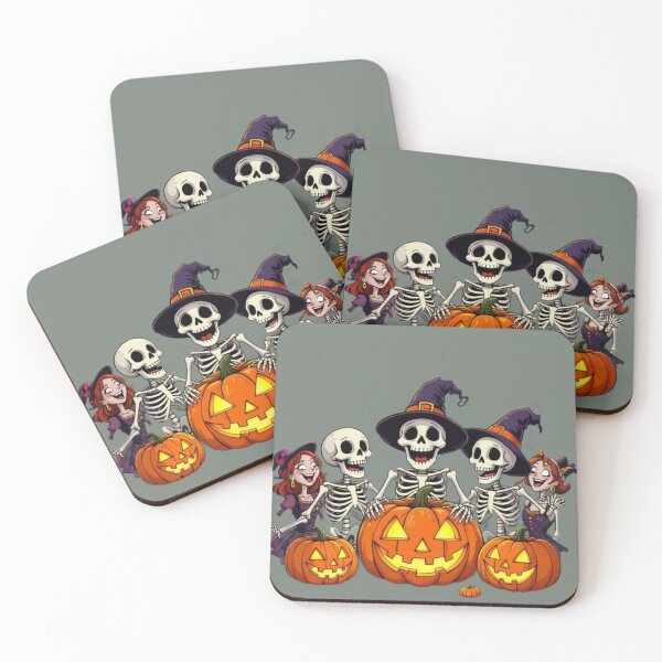 Item preview, Halloween Skeleton Party – Pumpkin Fun Night designed and sold by Brightstudio00.