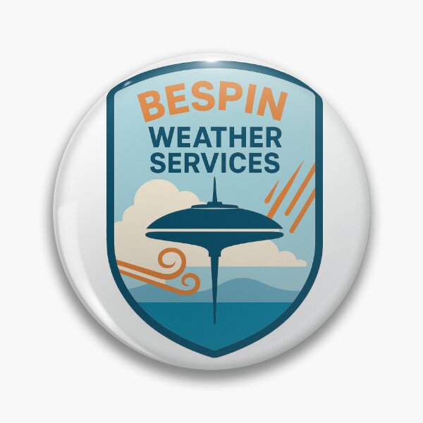 Item preview, Bespin Weather Services Badge designed and sold by UnitedVinyl.