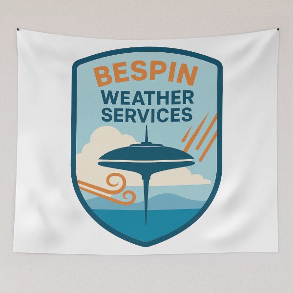 Item preview, Bespin Weather Services Badge designed and sold by UnitedVinyl.