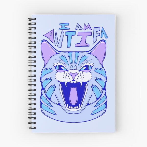 Item preview, imam antifa - feisty cat anti fascism 2 designed and sold by crestfallenmermaid.