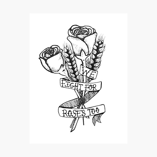 Item preview, Bread and Roses (black & white) designed and sold by Henry Leor.