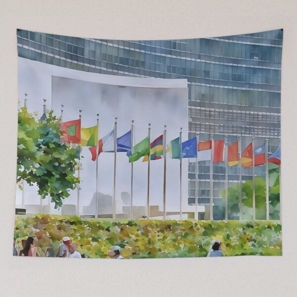 Item preview, Flag Waving designed and sold by RCWatercolours.