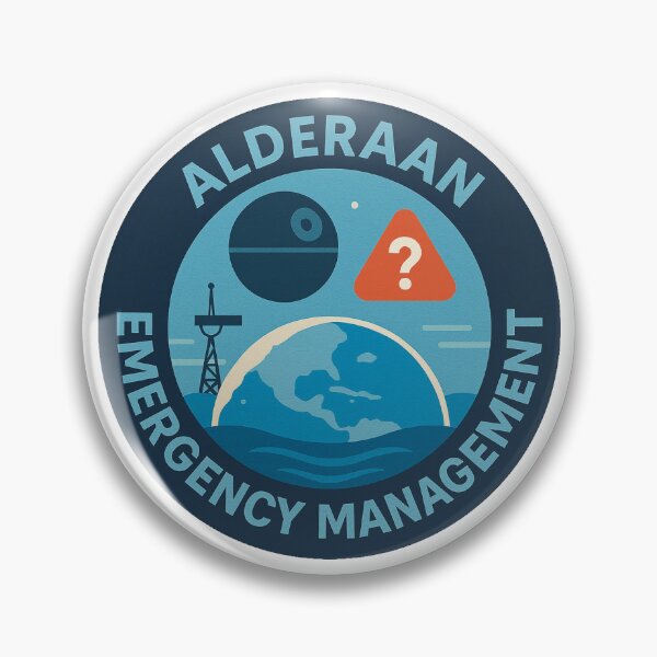 Item preview, Alderaan Emergency Management Badge designed and sold by UnitedVinyl.