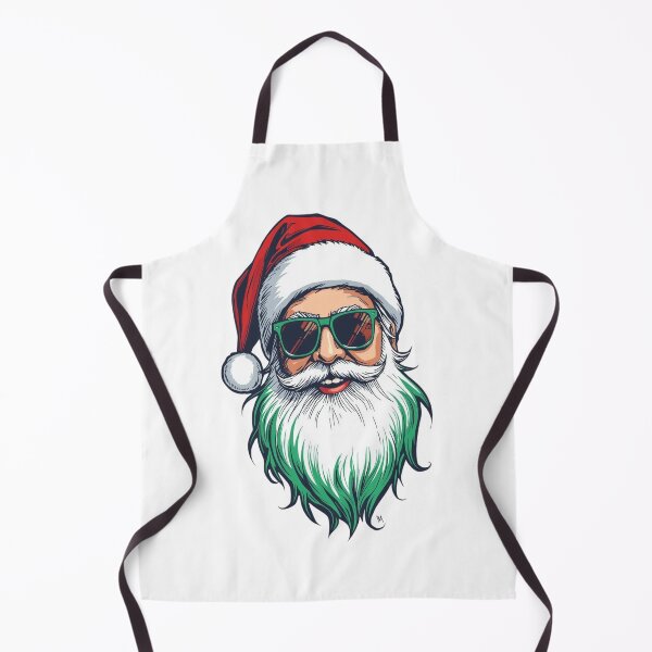 Item preview, Pop Art Santa Claus – Modern Cartoon with Green Beard Tips, Sunglasses, Funny Christmas Design designed and sold by Mintiko2.