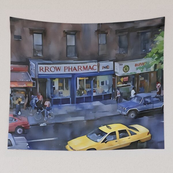 Item preview, Classic Street Corner designed and sold by RCWatercolours.