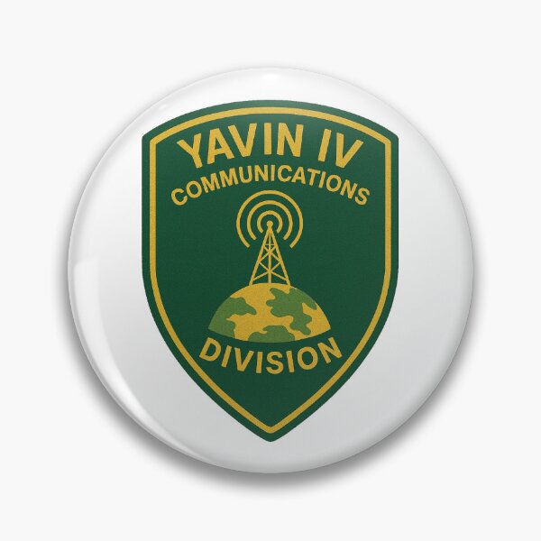 Item preview, Yavin 4 Communications Division Badge designed and sold by UnitedVinyl.