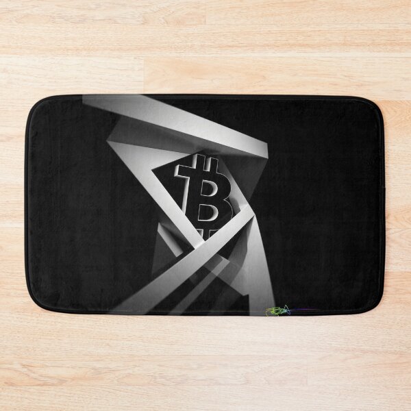 Item preview, Bitcoin Spiral Op Art Black and White Design designed and sold by Benito Del Ray.
