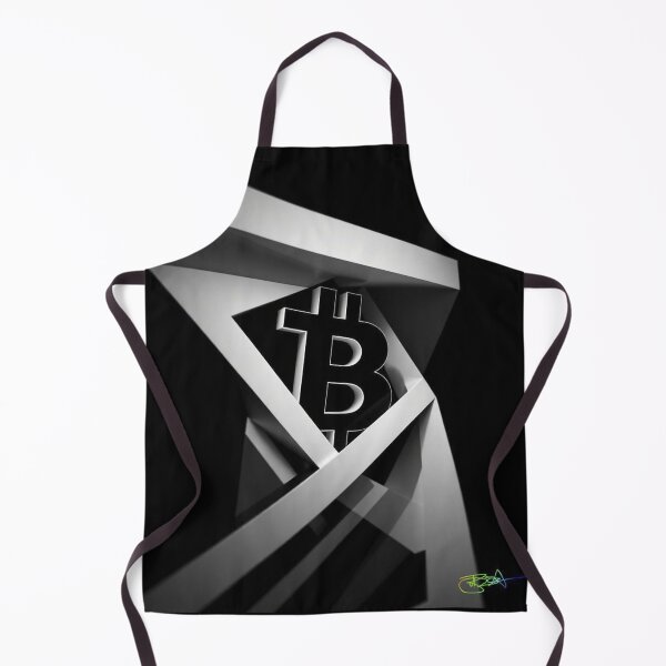 Item preview, Bitcoin Spiral Op Art Black and White Design designed and sold by Benito Del Ray.
