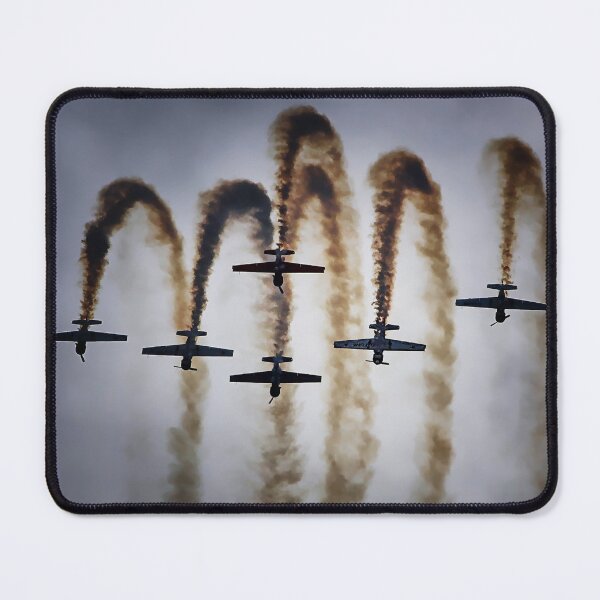 Item preview, Smoke Arcs Formation — Aerobatic Team Over Dramatic Sky designed and sold by Pjotre7.