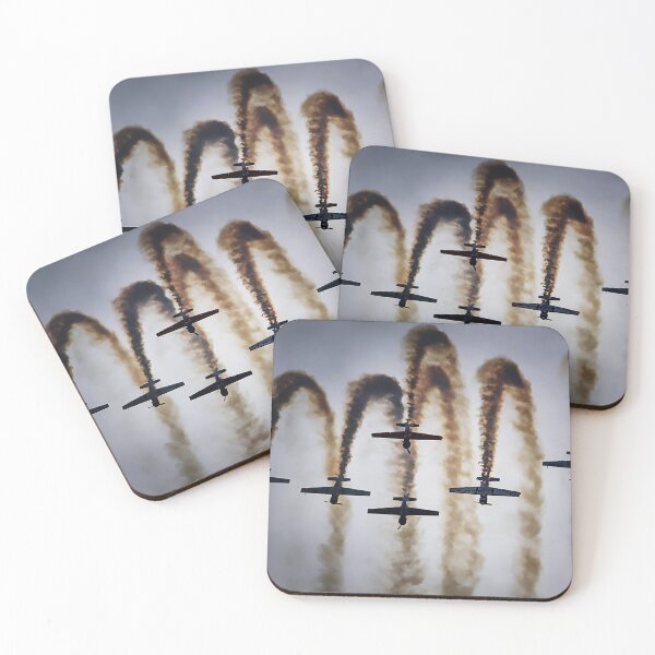 Item preview, Smoke Arcs Formation — Aerobatic Team Over Dramatic Sky designed and sold by Pjotre7.