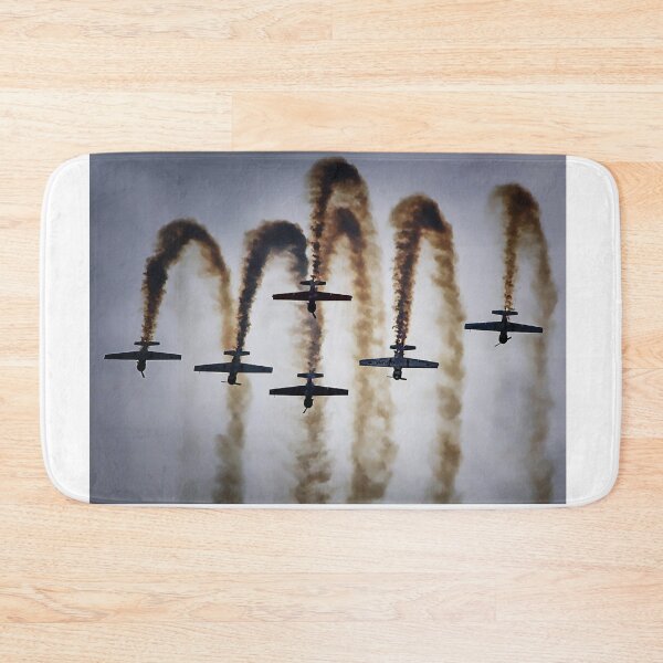 Item preview, Smoke Arcs Formation — Aerobatic Team Over Dramatic Sky designed and sold by Pjotre7.