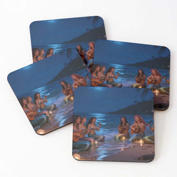 Item preview, Enchanted Mermaids Under the Sea – Fantasy Ocean Art designed and sold by Mervee11.