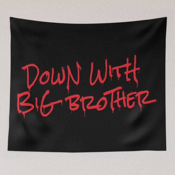 Item preview, Down with Big Brother designed and sold by mstiv.