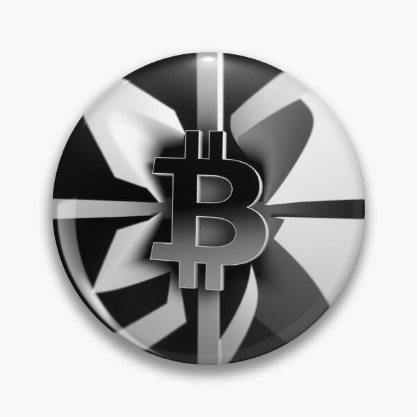 Item preview, Bitcoin Spiral Op Art Black and White Design Modern Crypto Abstract Style designed and sold by Benito Del Ray.