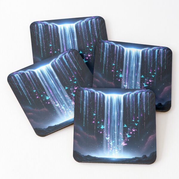 Item preview, Digital Waterfall designed and sold by Salmon Morejo Designs.