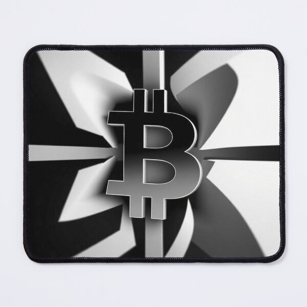 Item preview, Bitcoin Spiral Op Art Black and White Design Modern Crypto Abstract Style designed and sold by Benito Del Ray.