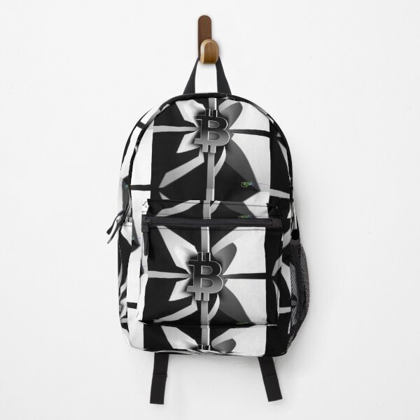 Item preview, Bitcoin Spiral Op Art Black and White Design Modern Crypto Abstract Style designed and sold by Benito Del Ray.
