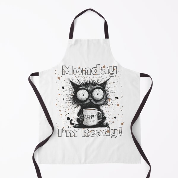 Item preview, Monday I'm Ready - Cat Coffee designed and sold by TherezaDesign.