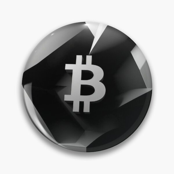 Item preview, Bitcoin Balance Op Art Black and White | Geometric Crypto Abstract designed and sold by Benito Del Ray.