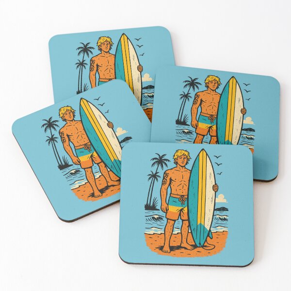 Item preview, Golden Surfer Vibes – Summer Spirit designed and sold by Ahau Designs.