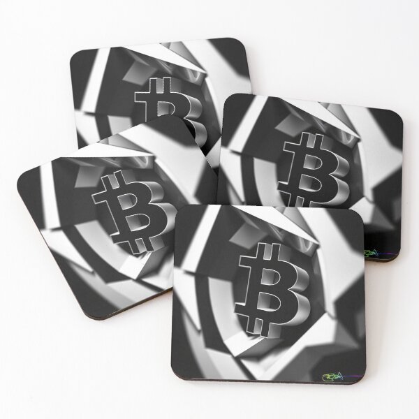 Item preview, Bitcoin Motion Illusion Op Art Black and White - Futuristic Crypto Design designed and sold by Benito Del Ray.