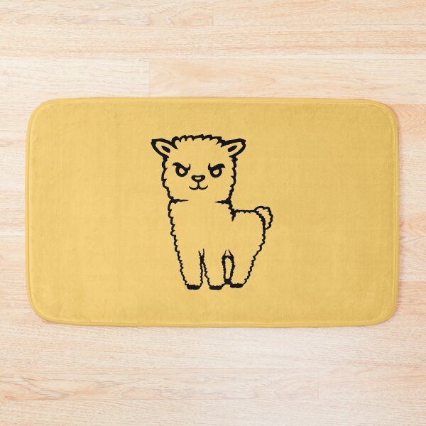 Item preview, Llama Angry Grumpy Animal Cartoon Drawing Alpaca designed and sold by shirt-o-mat.