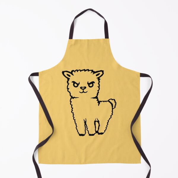 Item preview, Llama Angry Grumpy Animal Cartoon Drawing Alpaca designed and sold by shirt-o-mat.