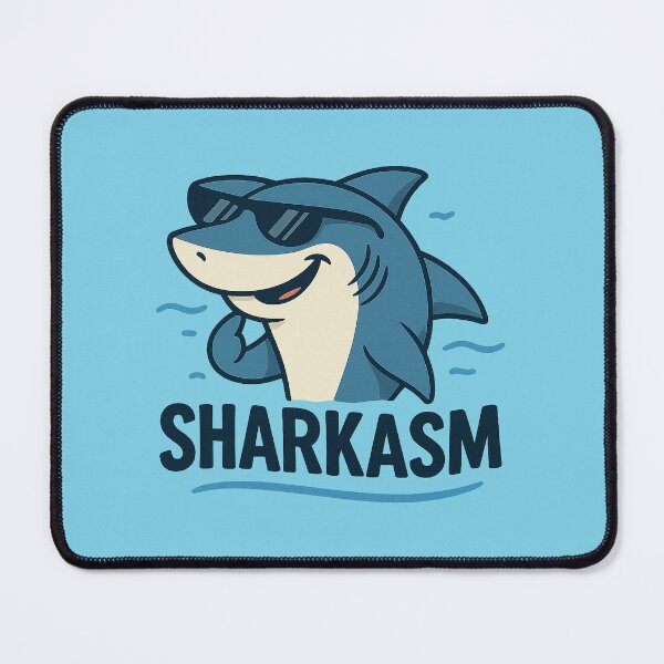Item preview, Sharkasm | Cool Sarcastic Shark Cartoon designed and sold by Bratak.
