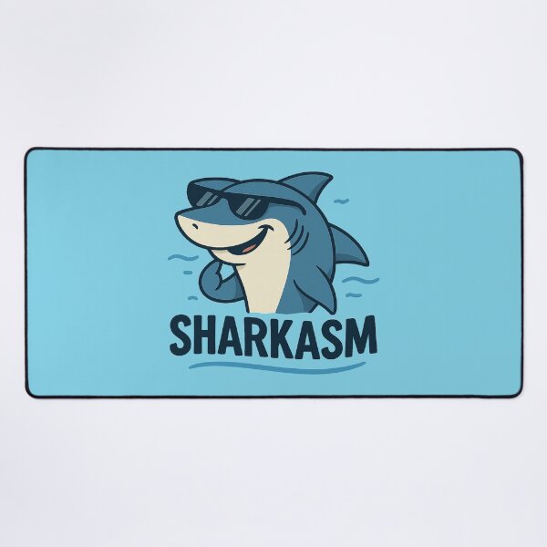 Item preview, Sharkasm | Cool Sarcastic Shark Cartoon designed and sold by Bratak.