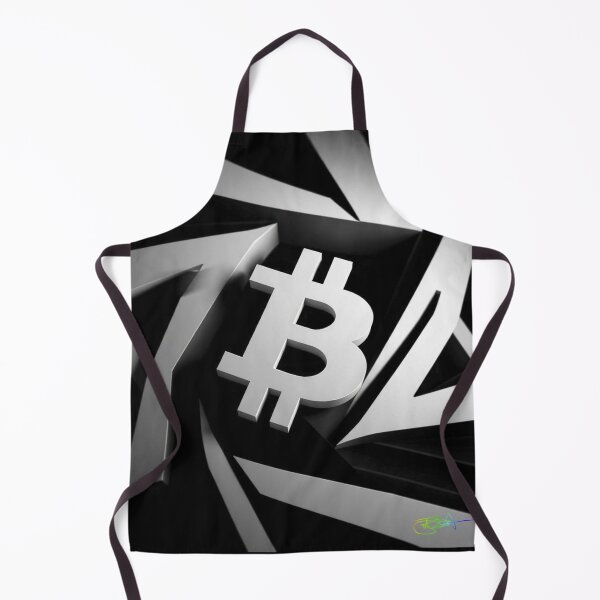 Item preview, Bitcoin Shatter Black and White Op Art - Abstract Crypto Design designed and sold by Benito Del Ray.