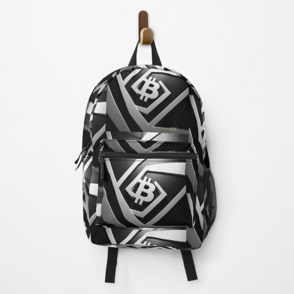 Item preview, Bitcoin Frame Op Art Black and White - Modern Crypto Abstract Design designed and sold by Benito Del Ray.
