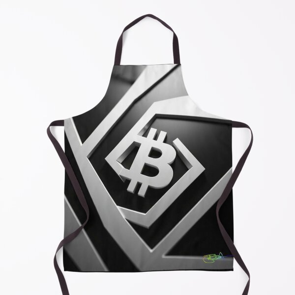 Item preview, Bitcoin Frame Op Art Black and White - Modern Crypto Abstract Design designed and sold by Benito Del Ray.