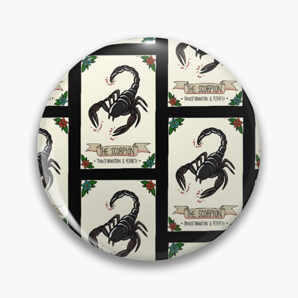 Item preview, Traditional Style Scorpion Tarot Card designed and sold by Inappropriate Kitty Draws.