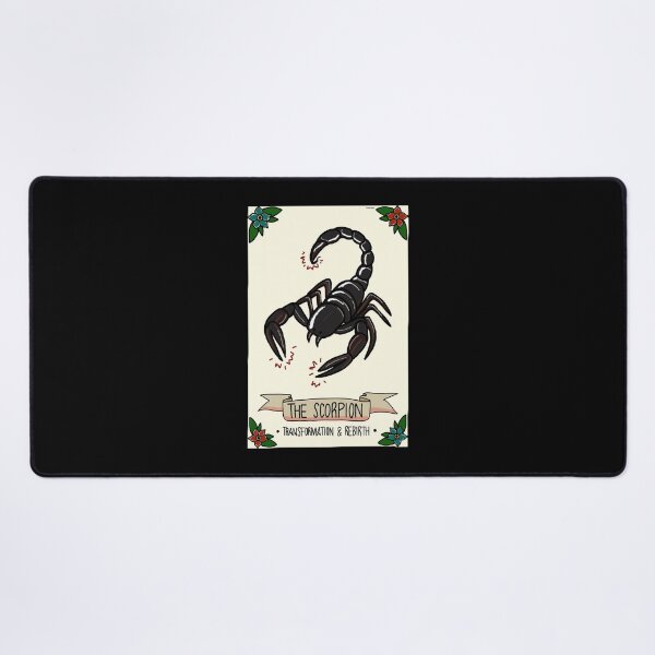 Item preview, Traditional Style Scorpion Tarot Card designed and sold by Inappropriate Kitty Draws.