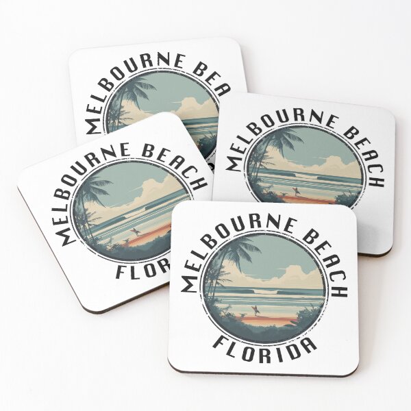 Item preview, Melbourne Beach - Florida (with Black Lettering) designed and sold by VelvetRoom.