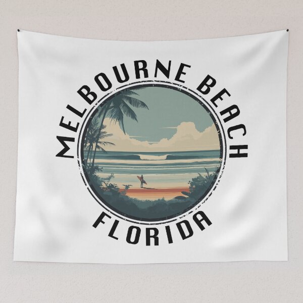 Item preview, Melbourne Beach - Florida (with Black Lettering) designed and sold by VelvetRoom.