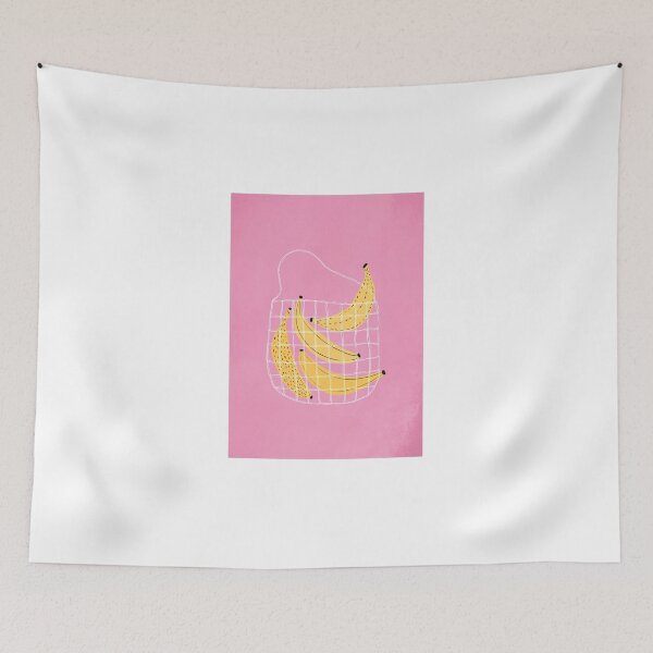 Item preview, Bananas in a Mesh Bag — Modern Pop Art Poster designed and sold by JanaMamao.
