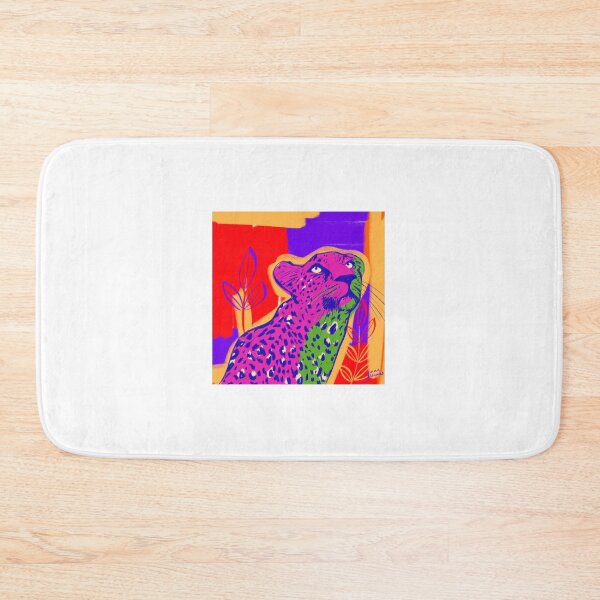 Item preview, Vibrant Leopard — Modern Jungle Art Print designed and sold by JanaMamao.